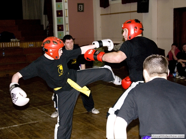Sparring at training in Navan