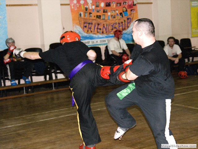 Sparring at training in Navan