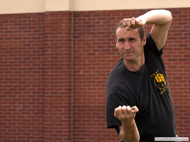 Sifu Derek Dawson Training at the Summer Course