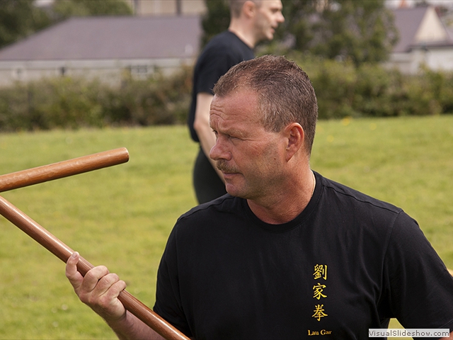 Stephen Kealy Training at the Summer Course