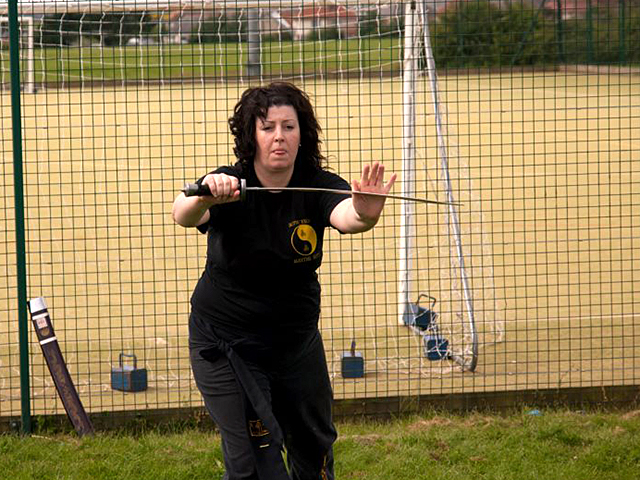 Catriona Farrell Training at the Summer Course