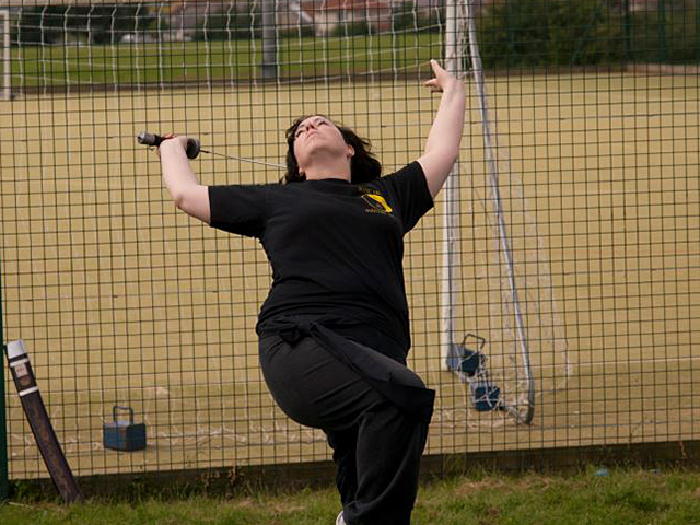 Catriona Farrell Training at the Summer Course