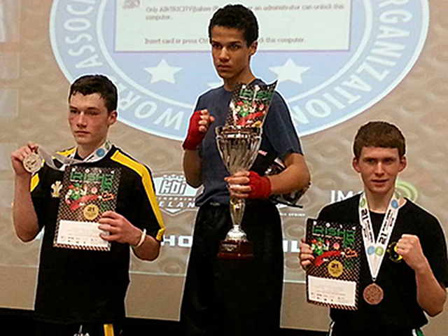 Eoin Sweeney from the Drogheda class who took 3rd place in the cadets section at the Irish Open