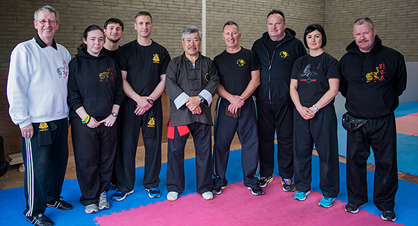 Group photo at Master Yau Course with Master Yau and Guardian Pete Hornby