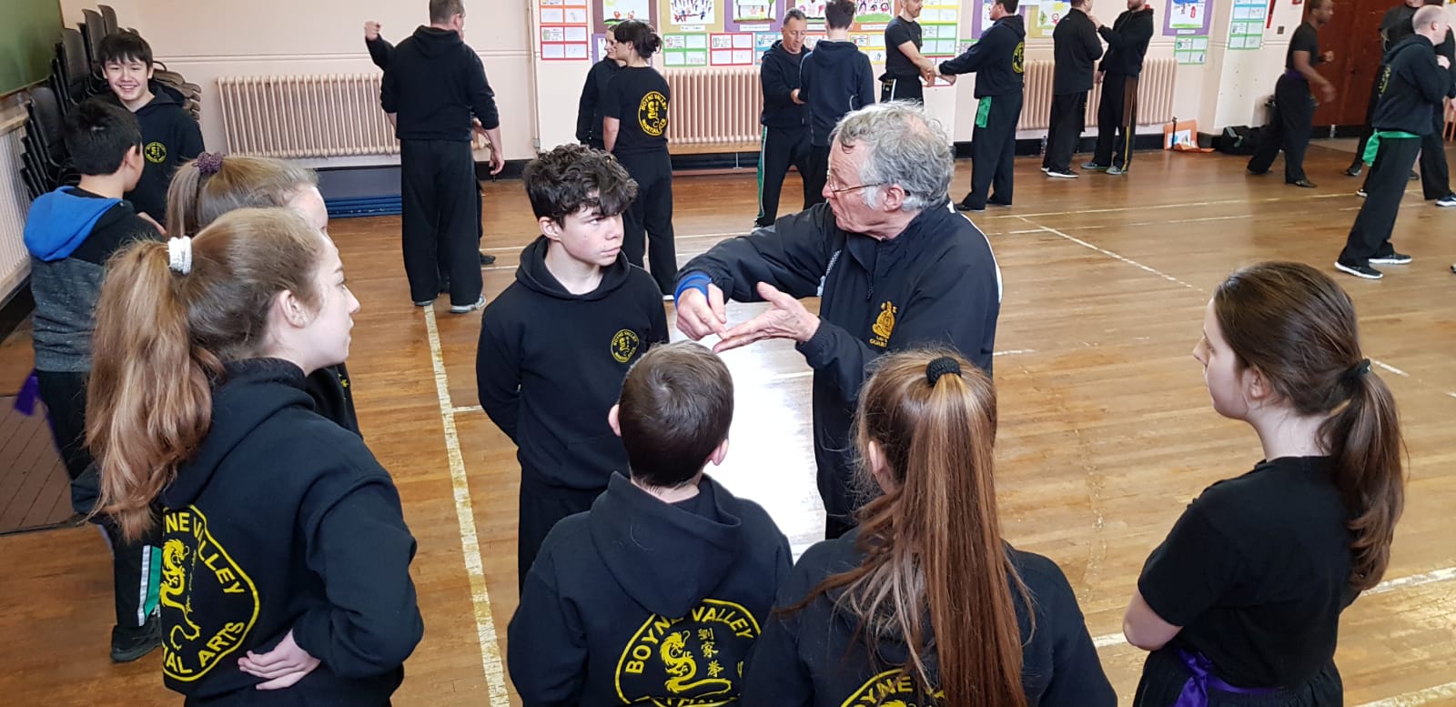 Students at the recent Master John Russell Training Weekend