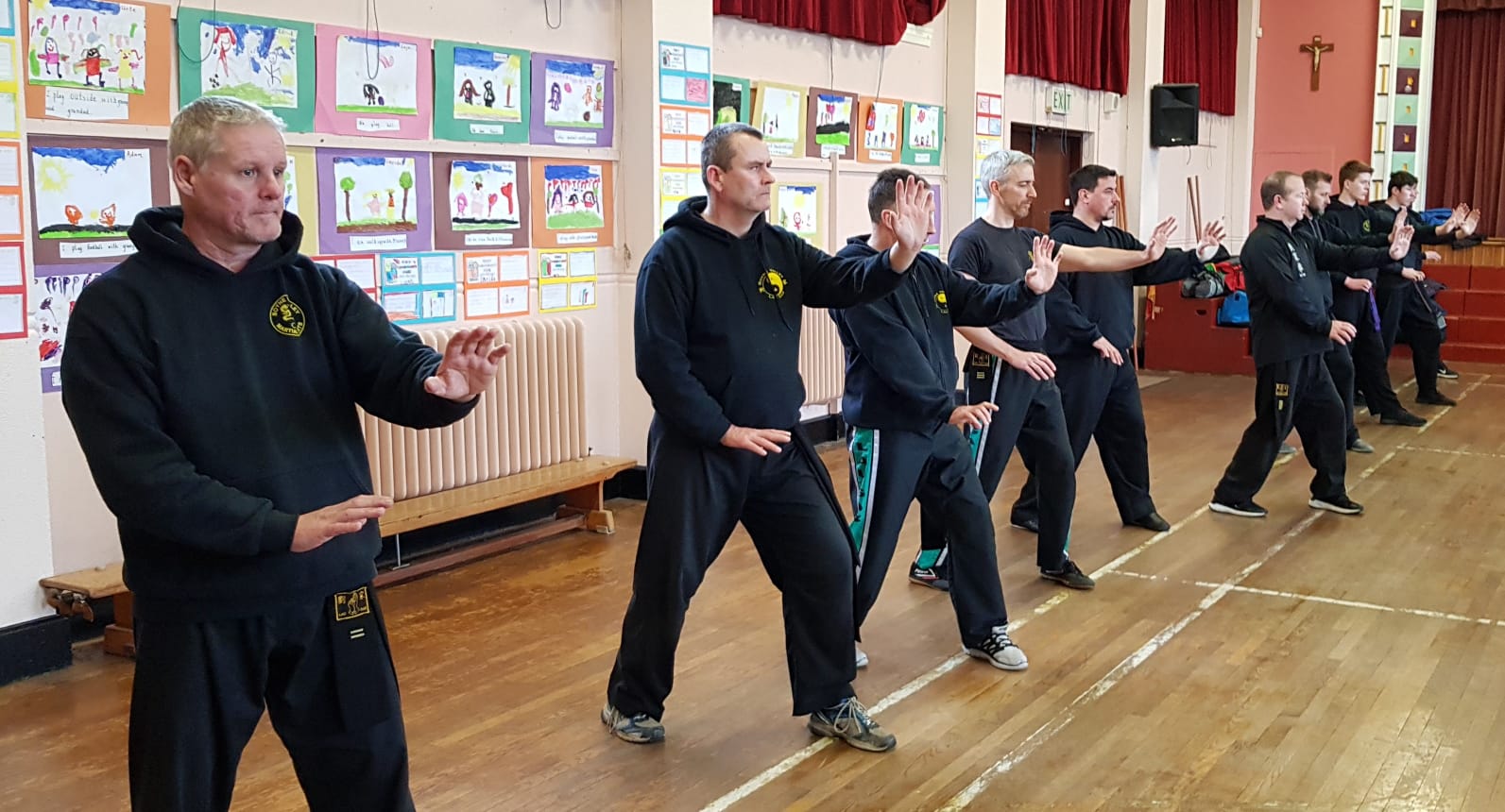 Students at the recent Master John Russell Training Weekend