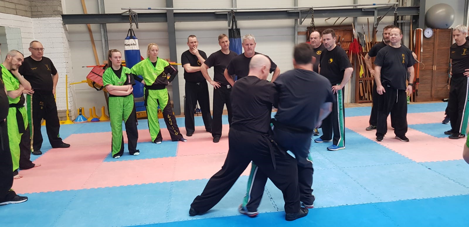 Students at the GrandMaster Yau Training Course