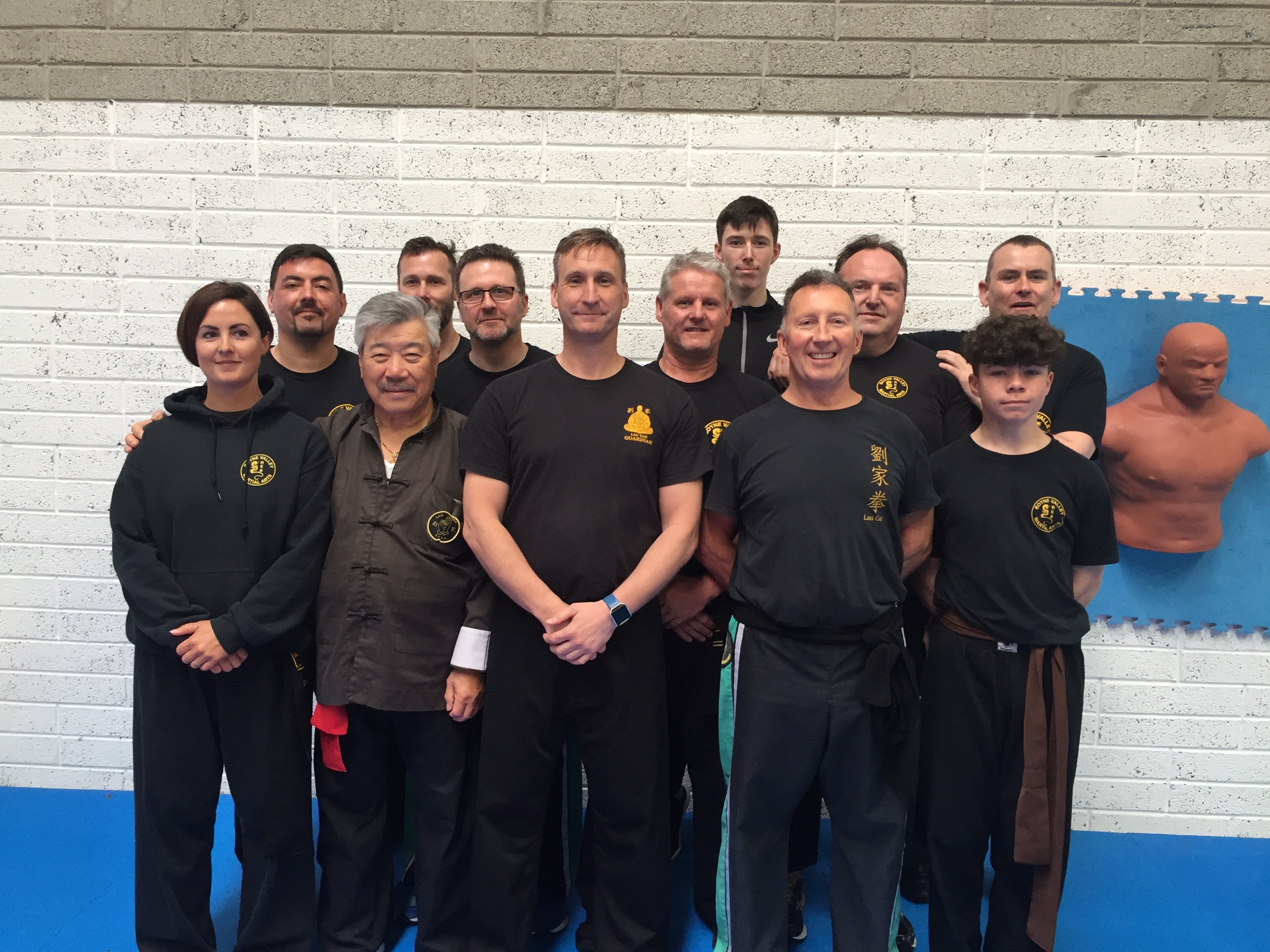 Boyne Valley Students with GrandMaster Yau at the Training Course